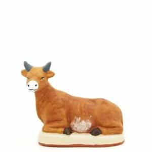 Le boeuf - santon de Provence peint à la main