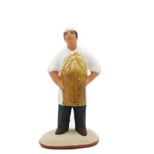 Boulanger santon peint à la main