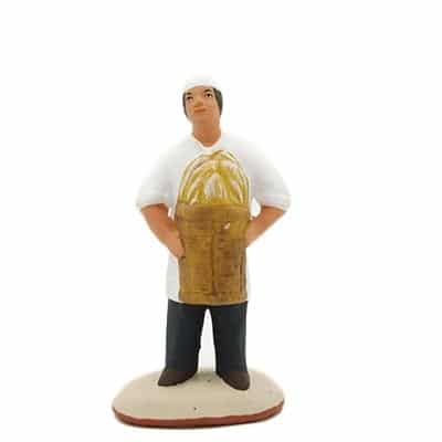 Boulanger santon peint à la main