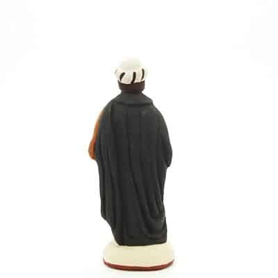 Santon gouache chamelier peint main dos