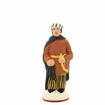 Santon gouache chamelier peint main