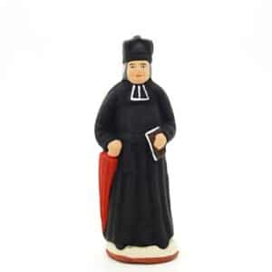 santon peint à la main curé