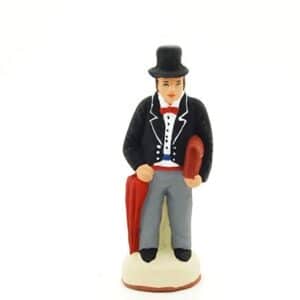 Le maire - santon de Provence peint à la main