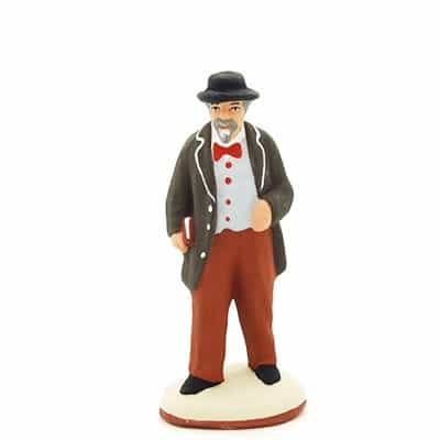 Mistral - santon de Provence peint à la main