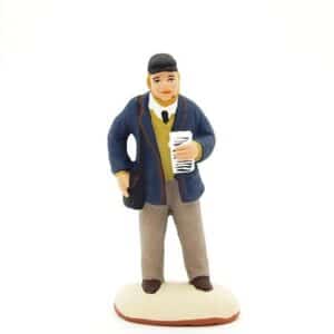 santon de provence peint à la main poinçonneur