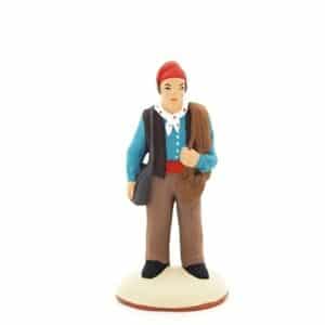 santon de provence peint à la main ramoneur