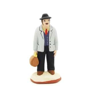 santon de provence peint à la main médecin