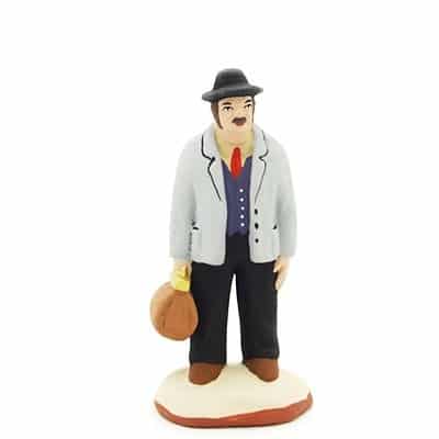 santon de provence peint à la main médecin