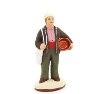 santon de provence peint à la main etameur