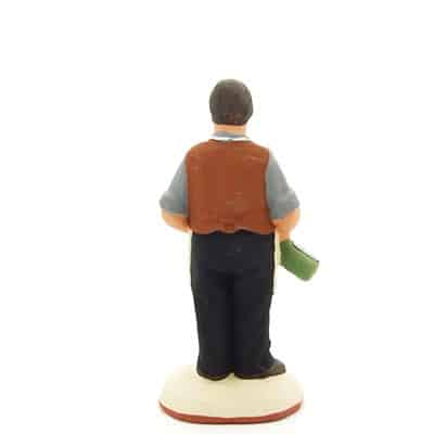 santon provence barman peint main dos