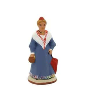 santon de provence peint à la main mireille