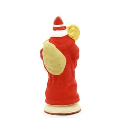 santon de provence peint à la main saint nicolas dos