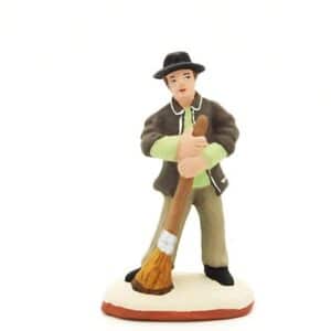 Cantonnier santon peint à la main