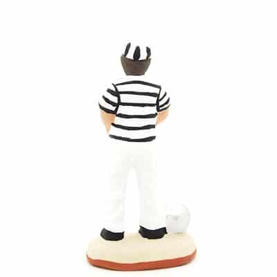 Bagnard santon de provence peint main dos