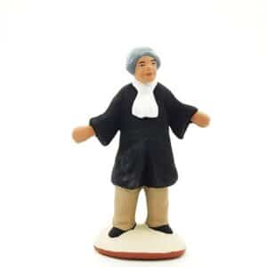 Avocat santon provence peint main