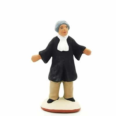 Avocat santon provence peint main