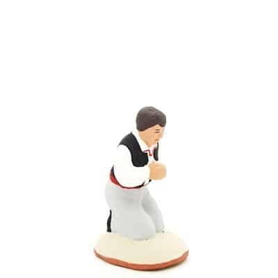 santon de provence peint à la main prieur