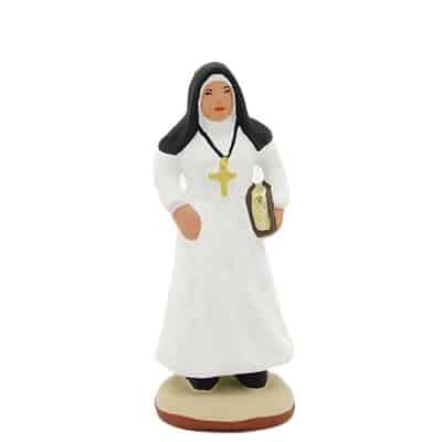 santon de provence peint à la main religieuse