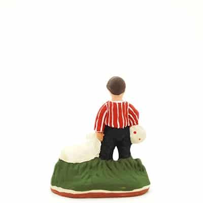 santon-peint-enfant-berger-agneau dos