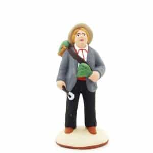 santon de provence peint à la main herboriste