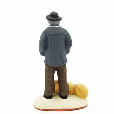 santon de provence peint à la main homme aux melons dos