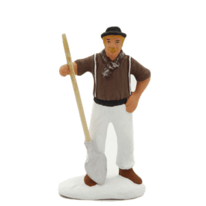 santon de provence peint à la main salinier