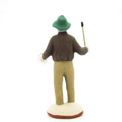 santon de provence peint à la main van gogh dos