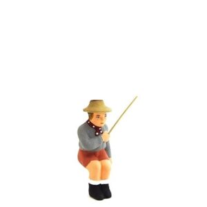 santon peint à la main fils du pêcheur