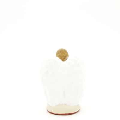 L'ange à genoux peint à la main dos