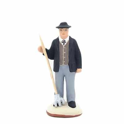 santon de provence peint à la main gardian