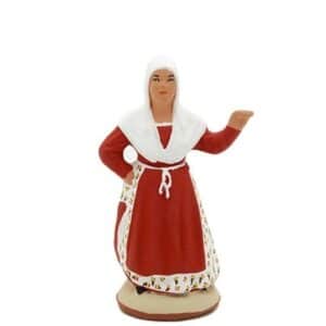 toulousaine santon de provence peint à la main