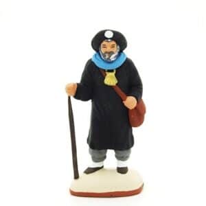 santon de provence peint à la main pelerin saint jacques de compostelle