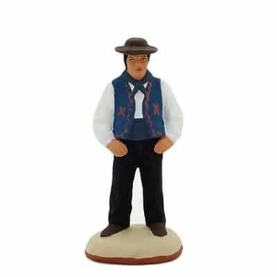 santon de provence le lorrain peint à la main