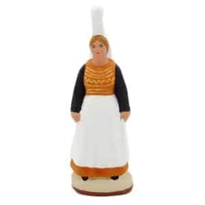 Santon de Provence peint à la main la bretonne