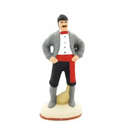 Santon de Provence peint à la main le catalan