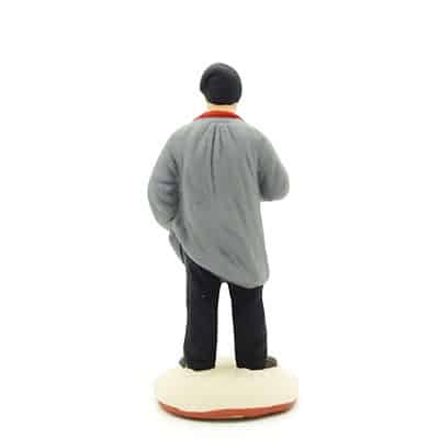 Santon de Provence peint à la main le normand dos