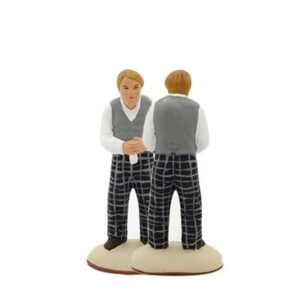 Santon de Provence peint à la main le bossu