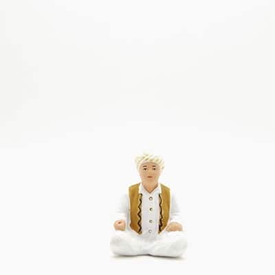 Le cornac peint à la main