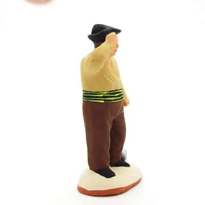 santon de provence peint à la main puisatier santon profil