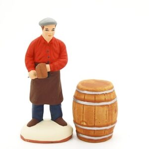 santon peint à la main Fabricant de tonneaux