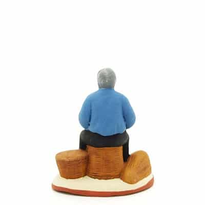 vannier santon de provence peint à la main dos