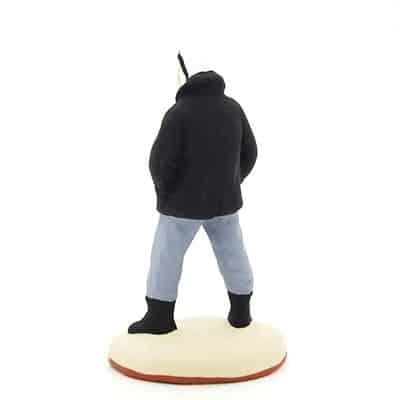 santon de provence Aviateur peint à la main dos