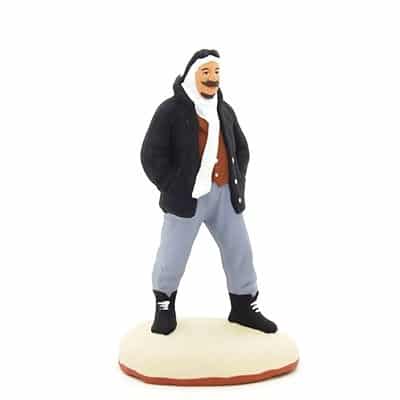 santon de provence Aviateur peint à la main