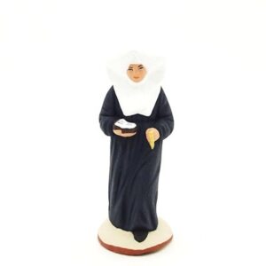 Religieuse cornette peint à la main