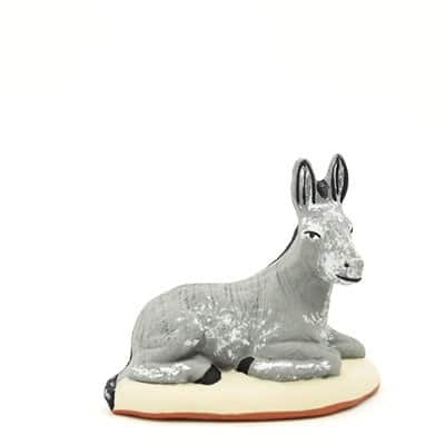 Santon provence peint à la main nouveauté âne 2017