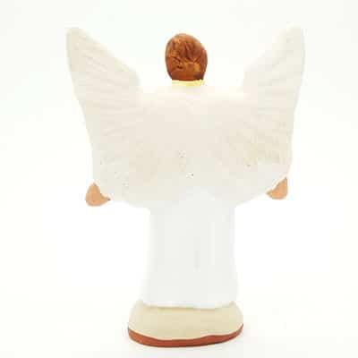 ange santon de provence peint à la main dos