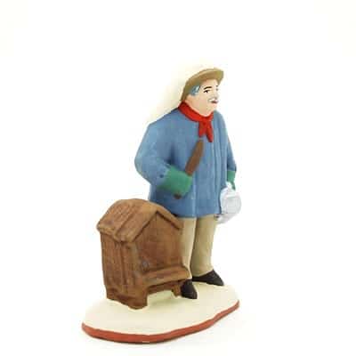 santon de provence Apiculteur peint main profil