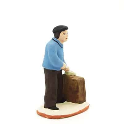 sabotier santon de provence peint à la main profil