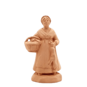 Femme au lapin à peindre