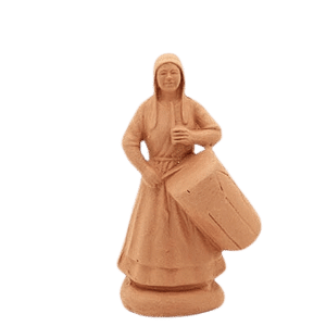 Femme au tambourin à peindre